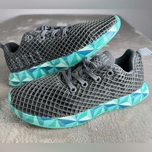 NoBull Diamond Mesh Dark Gray Prism Women’s Sz 7 /M-5.5 Running Athletic Sneaker